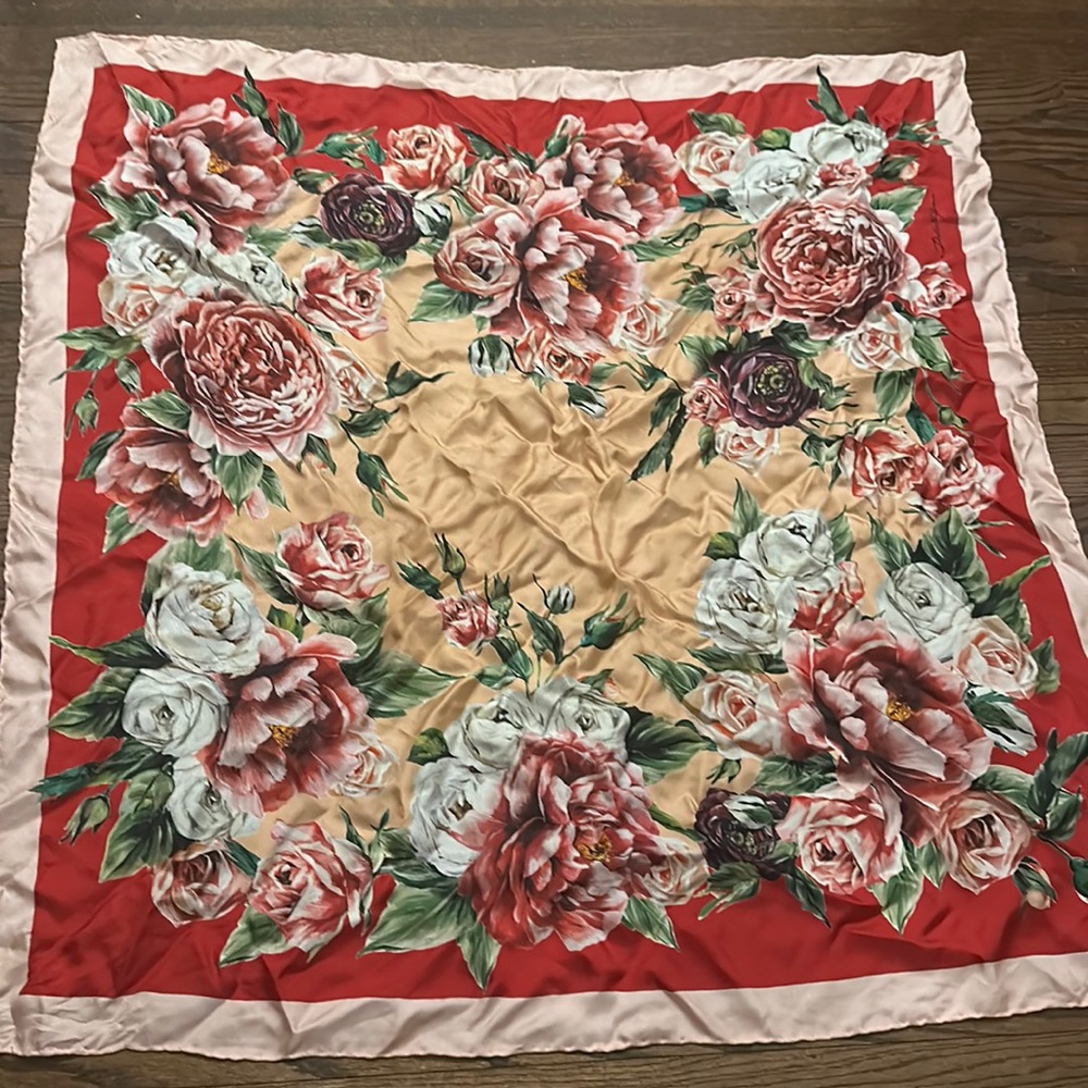 Dolce & Gabbana Silk Square Scarf